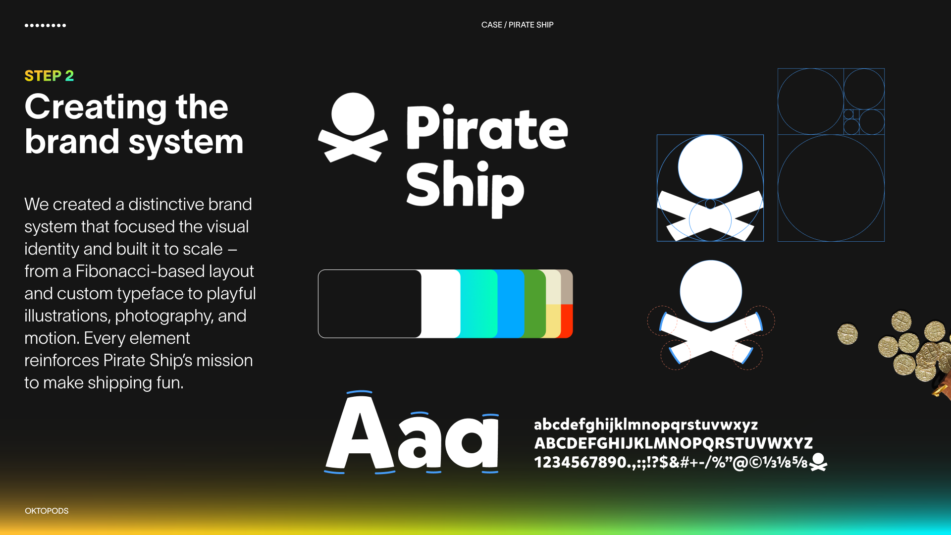 Pirate Ship: brand identity, custom type and visual system